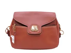 LANCEL ランセル オールド ヴィンテージ レザー ショルダー バッグ 茶 ■■ レディース