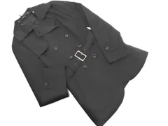 COMME CA ISM コムサイズム トレンチ コート 黒 ◇■ レディース