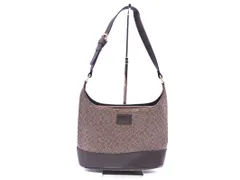 NINA RICCI ニナリッチ 本革 レザー 総柄 切替 セミショルダー バッグ グレージュ ■■ レディース