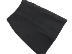 MARGARET HOWELL マーガレットハウエル ウール100% Aライン 台形 スカート size1/チャコール ◇■ レディース