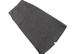 nano universe ナノユニバース スリット ロング スカート size36/チャコール ◇■ レディース