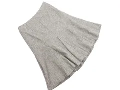 KUMIKYOKU 組曲 ウール混 千鳥柄 Aライン 台形 スカート sizeS2/黒 ◇■ レディース