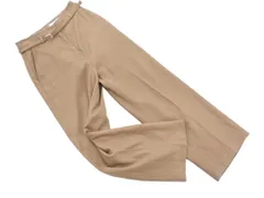 NATURAL BEAUTY BASIC ナチュラルビューティーベーシック ウエストベルト付き ワイド パンツ sizeS/ベージュ ◇■ レディース