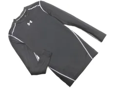 UNDER ARMOUR アンダーアーマー 裏起毛 ロゴ プリント トレーニングウェア カットソー sizeSM/黒 ◇■ メンズ