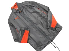 PUMA プーマ 裏起毛 ロゴ刺繍 ジャケット sizeM/黒ｘ赤 ◇■ メンズ