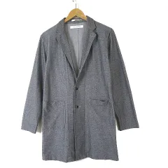 メンズメルローズ MEN'S MELROSE ジャケット カットソー テーラード 長袖 L 3 杢グレーのサムネイル