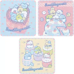 【新品】タオル・手ぬぐい A柄 ハッピースクール ミニタオル3枚セット 「すみっコぐらし」