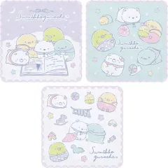 【新品】タオル・手ぬぐい B柄 ハッピースクール ミニタオル3枚セット 「すみっコぐらし」