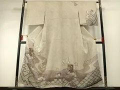 平和屋着物●訪問着　絞り　辻が花　暈し染め　金彩　正絹　逸品　AABE1713fy