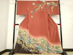 平和屋着物●訪問着　作家物　孝美　辻が花　絞り　暈し染め　正絹　逸品　AABE3449ck