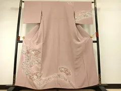 平和屋着物●訪問着　絞り　辻が花　暈し染め　正絹　逸品　AABE1744fy