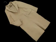 nano universe ナノユニバース nl73ct3501tn ウール混 チェスター コート size36/ベージュ ◇■ レディース