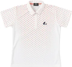 ルーセント LUCENT テニス Ladies ゲームシャツ ライトピンク 女性用 UVカット 吸汗速乾 ポロシャツ 襟付き 半袖シャツ 試合着 Tシャツ トップス 部活動 クラブ活動  XLP4901 ライトピンク