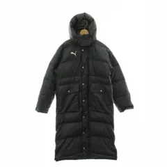 プーマ PUMA ロングダウンコート ベンチコート S～M グレー 灰色 862252 /AP