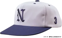 ナショナルハット NATIONAL HAT 野球・ソフトボール用 野球帽子 キャップ オールニット マジックアジャスター方式 フィット サイズ調整可能 ベースボールキャップ 野球帽 スポーツ 日差し対策  N509 GRYN グレー×ネイビー