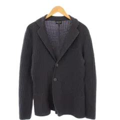 ジョルジオアルマーニ GIORGIO ARMANI ニットカーディガン テーラードジャケット 46 グレー 6KSG07 /KHのサムネイル