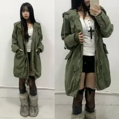 CHRIS CHRSTY クリスクリスティ y2k ロング マウンテンパーカー ジャケット