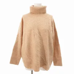 アーバンリサーチ ドアーズ URBAN RESEARCH DOORS タグ付き バックスリットタートルネックニット セーター ストレッチ有 長袖 F ベージュ /FF ■GY39