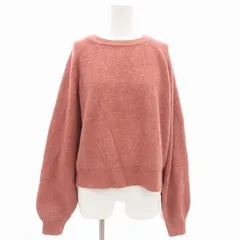 ミスティウーマン mysty woman タグ付き アイスクリームクルーニット セーター 長袖 プルオーバー F ピンク MW060746MP /GV