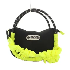 チャオパニック CIAOPANIC アウトドアプロダクツ OUTDOOR PRODUCTS別注 3WAYフリルミニショルダーバッグ ハンドバッグ 黒 黄色 /YM