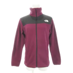 ザノースフェイス THE NORTH FACE マウンテンバーサマイクロジャケット フリースジャケット スタンドカラー ジップアップ 切替 ロゴ刺繍 アウトドア M 紫 パープル NLW72304 /MN21 ■GY18
