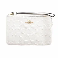 コーチ COACH F30049 シグネチャー エンボス マルチケース ポーチ チョークカラー /UO