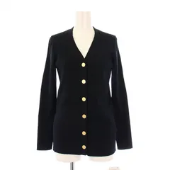 ミューズ ドゥーズィエム クラス MUSE de Deuxieme Classe 24AW DINER RIB リブVネックカーディガン 長袖 ストレッチ 薄手 F 紺 ネイビー 24080500418030 タグ付き /BB