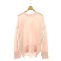 ギャルリーヴィー GALERIE VIE トゥモローランド ファインウール クルーネックプルオーバー ニット セーター 長袖 M ピンク /HK ■OS