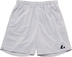 ルーセント LUCENT テニス Uni ニットハーフパンツ シルバーグレー メンズ レディース 男性用 女性用 半ズボン 短パン 試合着 練習着 着替え ウェア トレーニング 部活動 サークル  XLS5334 -