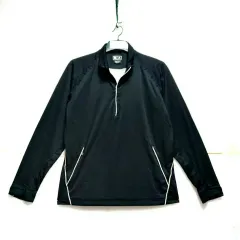 アディダスゴルフ メンズ 長袖 95-100 ハーフジップ 防風 ウィンドブレーカー