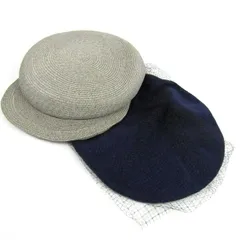 バラ色の帽子 ベレー帽 キャップ 2点セット 帽子 ブランド まとめて レディース Barairo no Boushi 【中古】