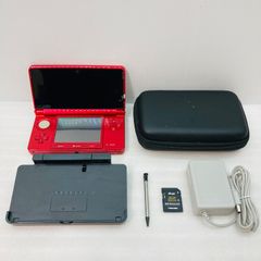 【すぐ遊べる】【動作確認済み】3DSハード ニンテンドー 3DS 本体 CTR-001 メタリックレッド 赤 BR1