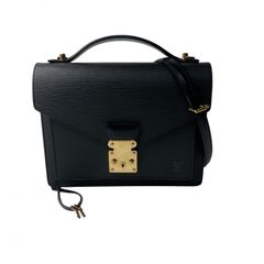 美品 ルイ ヴィトン LOUIS VUITTON レディース エピ モンソー ノワール