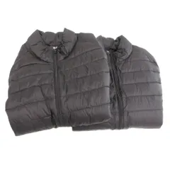 ユニクロ UNIQLO 2点 ウルトラライトダウンベスト XL ジップアップ 黒 ブラック /AE