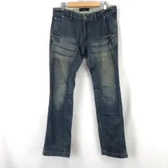 GLOBAL WORK/グローバルワーク★色落ち加工/デニムパンツ【メンズM/股下82cm/青系/blue】ズボン/ボトムス/Pants/Trousers◆BJ142-e