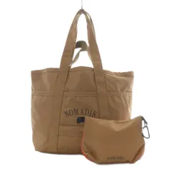 ノマディス NOMADIS FRAMeWORK×Haru WEEKEND トートバッグ ショルダーバッグ 2way ナイロン ポーチ付き ブラウン /YO1