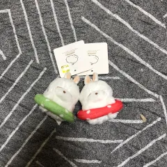 マシュマロ チューブ キーホルダー 10cm