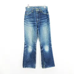 リー LEE 9801 デニム ジーンズ ボトムス ブーツカット ユーズド加工 28 インディゴブルー ※EKM