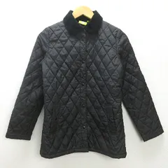 G■エーグル/AIGLE キルティングジャケット/中綿【S】黒/LADIES/17【中古】■