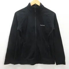 Q■モンベル/MONT-BELL シャミースジャケット Women's/フリース■黒【レディースL】LADIES/19【中古】