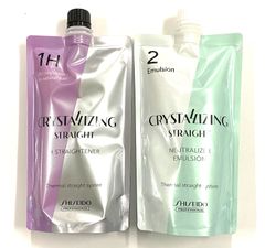 資生堂 クリスタライジングストレート H1剤2剤セット【縮毛矯正剤