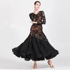 【新品未使用】レースワンピース スタンダード練習着 ダンスパーティーや発表会、デモにも！ CWF1205P324