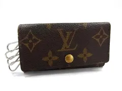 LOUIS VUITTON ルイヴィトン M62631 モノグラム ミュルティクレ4 4連 キーケース 鍵入れ レディース メンズ ブラウン系 DG8845