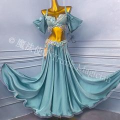 ベリーダンス 衣装 Sufel Boutique 黄 緑 花 マーメイド - メルカリ