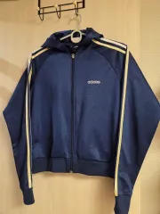 アディダス 3本線 クロップド ジップアップ WHO レディース 90サイズ