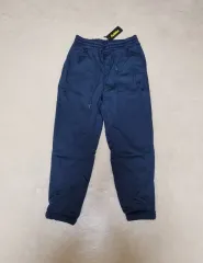 (タグ付き新品)フェルティクス ボアファー ジョガーパンツ ネイビー