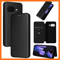 【新品】 【Yikasina】 Google Pixel 9a ケース 手帳型 炭素繊維調 シンプル 超薄型 カード収納 スタンド機能 保護 ピクセル9a ケース 財布型 マグネット式 カバー 耐衝撃 1