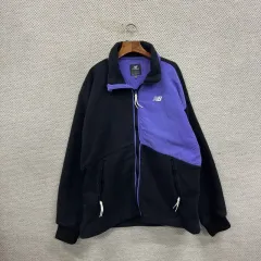 ニューバランス カジュアル 刺繍 ロゴ フリース ジップアップ XL A02499