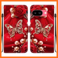 【新品】 Google Pixel 9a 向けの ケース 手帳型 可愛い ぐーくるぴくせる9a 用の 携帯カバー スマホケース 耐衝撃 ポケット付き スタンド機能 カード収納 薄型 ピクセル 9A 用の ソフトケース 癒される 猫 フラワー 学生 人気 絵柄 