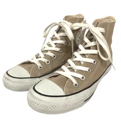 コンバース CONVERSE スニーカー オールスター ハイカット ロゴ レースアップ キャンバス 24 ベージュ